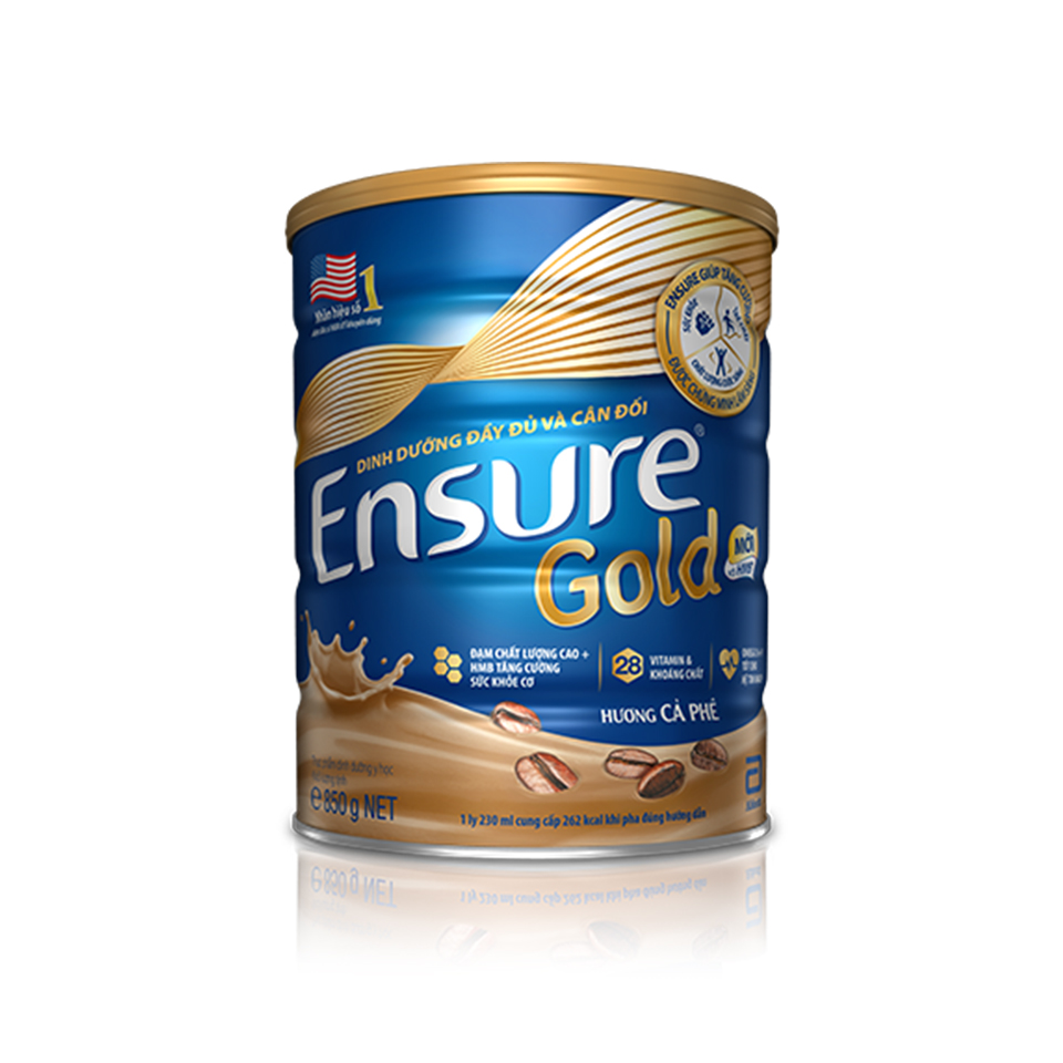 Sữa Bột Ensure Vị Cà Phê 850Gr